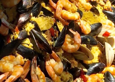 Le Chene Paella Closeup