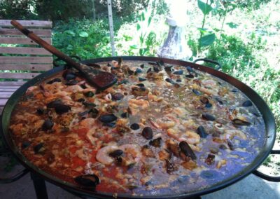 Le Chene Paella In The Garden 2014