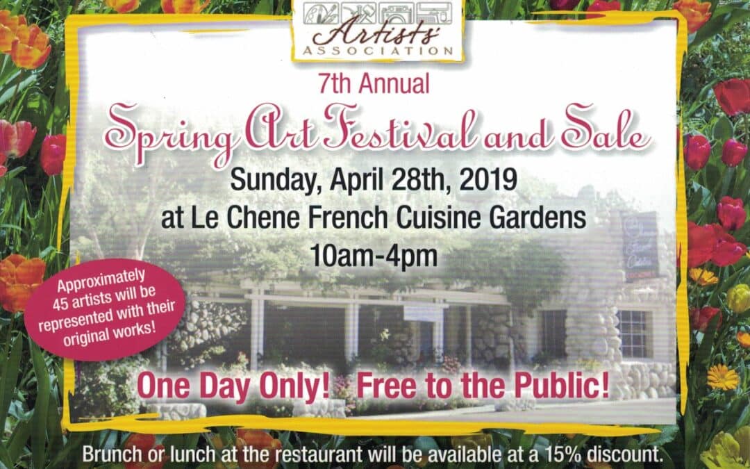 2019 Santa Clarita Spring Art Festival at Le Chene