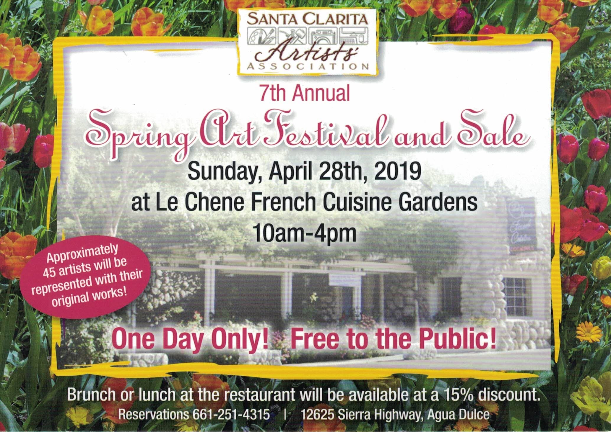 2019 Santa Clarita Spring Art Festival at Le Chene 2019 Santa Clarita Spring Art Festival at Le Chene