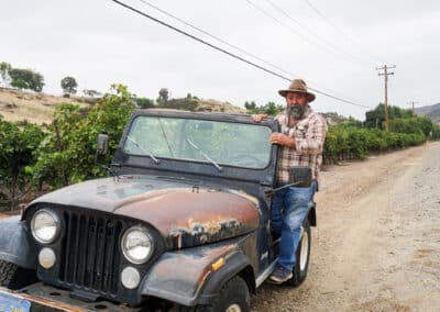 Juan Alonso on his Jeep